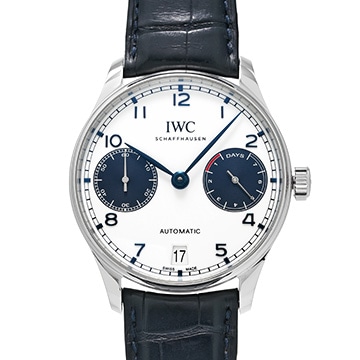 IWC ポルトギーゼ オートマティック IW500715 ホワイト メンズ 時計 【中古】【wristwatch】