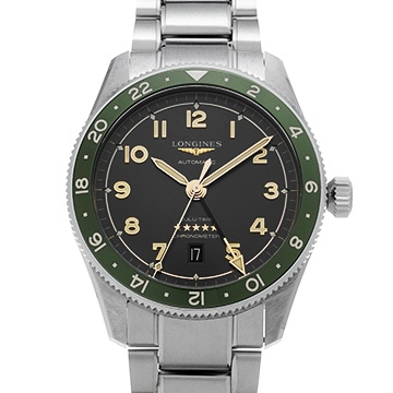 ロンジン スピリット ズールータイム L3.812.4.63.6 アンスラサイト メンズ 時計 【中古】【wristwatch】