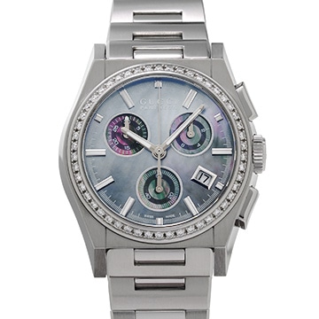 グッチ パンテオン  YA115411 ブラックシェル ユニセックス 時計 【中古】【wristwatch】