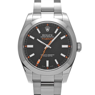 ロレックス ミルガウス 116400 ブラック メンズ 時計 【中古】【wristwatch】
