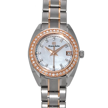 グランドセイコー エレガンス コレクション STGF308 ホワイトシェル/ダイヤモンド レディース 時計 【中古】【wristwatch】