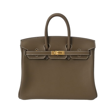 エルメス バーキン 25 エトゥープ ヴォースイフト レディース バッグ 【新品】【bag】