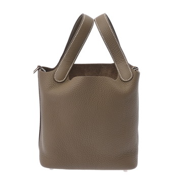 エルメス ピコタン ロック PM  エトゥープ トリヨンクレマンス レディース バッグ 【中古】【bag】