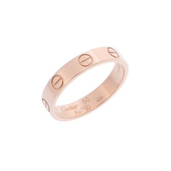 カルティエ ミニラブリング #50 ゴールド K18ピンクゴールド PG レディース ジュエリー 【中古】【jewelry】