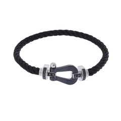 フレッド フォース10 LM #17 シルバー K18ホワイトゴールド WG/ブラックセラミック メンズ ジュエリー 【中古】【jewelry】