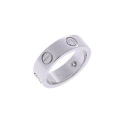カルティエ ラブリング #50 3PD シルバー K18ホワイトゴールド WG レディース ジュエリー 【中古】【jewelry】