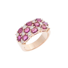 ノーブランド ルビーリング ゴールド K18イエローゴールド YG レディース ジュエリー 【中古】【jewelry】