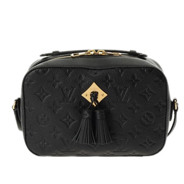 ルイ ヴィトン モノグラムアンプラント サントンジュ ノワール M44593 レザー レディース バッグ 【中古】【bag】