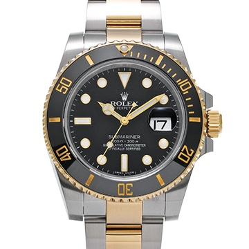 ロレックス サブマリーナ デイト 116613LN ブラック メンズ 時計 【中古】【wristwatch】