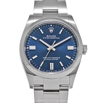 ロレックス オイスターパーペチュアル 36 126000 ブライトブルー メンズ 時計 【中古】【wristwatch】