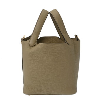 エルメス ピコタンロック PM ベージュマルファ/ゴールド金具 トリヨンクレマンス レディース バッグ 【未使用】【bag】