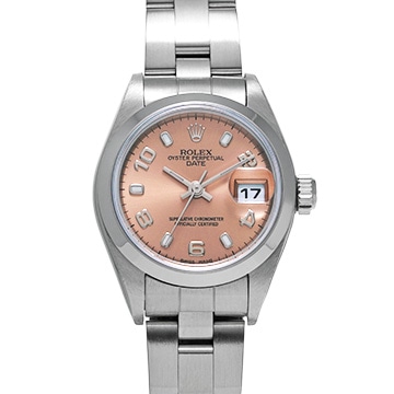 ロレックス オイスターパーペチュアル デイト 79160 ピンク レディース 時計 【中古】【wristwatch】