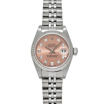 ロレックス デイトジャスト 79174G ピンク/ダイヤモンド レディース 時計 【中古】【wristwatch】
