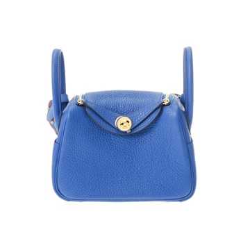 エルメス リンディ ミニ マキシカドリーユ ブルーロワイヤル トリヨンクレマンス レディース バッグ 【未使用】【bag】