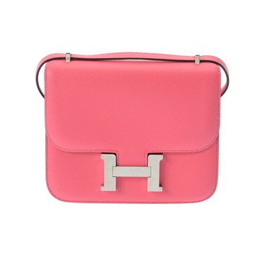 エルメス コンスタンス ミニ18 ローズアザレ ヴォーエプソン レディース バッグ 【中古】【bag】