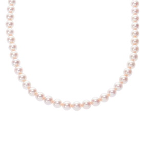 ミキモト パールネックレス 8.5-9.0mm シルバー K14ホワイトゴールド WG レディース ジュエリー 【中古】【jewelry】