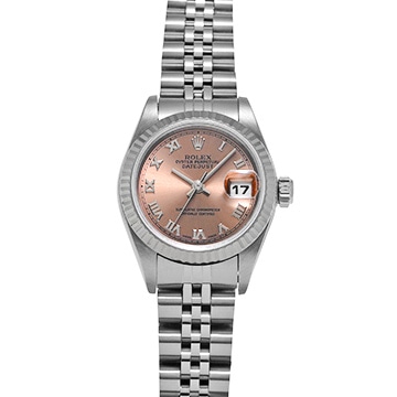 ロレックス デイトジャスト 79174 ピンク レディース 時計 【中古】【wristwatch】