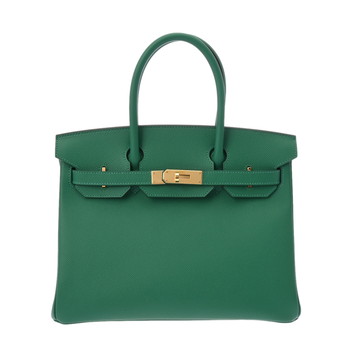 エルメス バーキン 30 ヴェールヴェルティゴ ヴォーエプソン レディース バッグ 【中古】【bag】