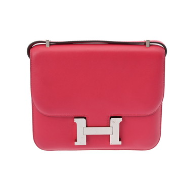 エルメス コンスタンス ミニ18 ローズエクストリーム ヴォースイフト レディース バッグ 【中古】【bag】