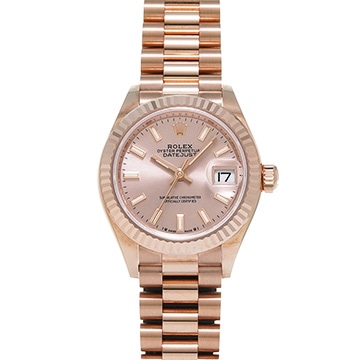 ロレックス レディ デイトジャスト 28 279175 ロゼカラー レディース 時計 【中古】【wristwatch】