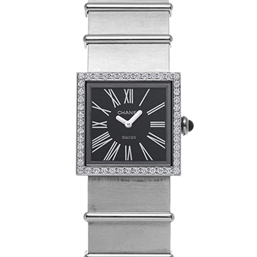 シャネル マドモアゼル H0875 ブラック レディース 時計 【中古】【wristwatch】