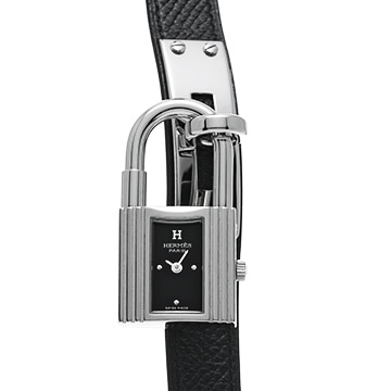 エルメス ケリーウォッチ KE1.210 ブラック レディース 時計 【中古】【wristwatch】