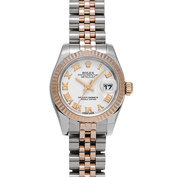 ロレックス レディ デイトジャスト 26 179171 ホワイト レディース 時計 【中古】【wristwatch】