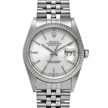 ロレックス デイトジャスト 16234 シルバー メンズ 時計 【中古】【wristwatch】