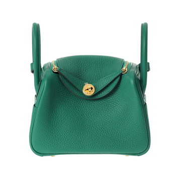 エルメス リンディ ミニ ヴェールヴェルディゴ トリヨンクレマンス レディース バッグ 【未使用】【bag】