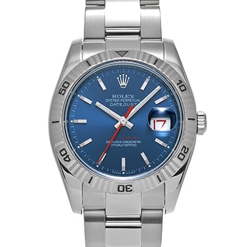 ロレックス デイトジャスト ターノグラフ 116264 ブルー メンズ 時計 【中古】【wristwatch】
