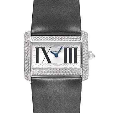 カルティエ タンク ディヴァン WA301571 シルバー レディース 時計 【中古】【wristwatch】