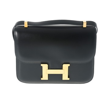 エルメス コンスタンス 24 ブラック ボックスカーフ レディース バッグ 【中古】【bag】