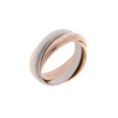 カルティエ トリニティリング #49 ゴールド K18ホワイトゴールド レディース ジュエリー 【中古】【jewelry】