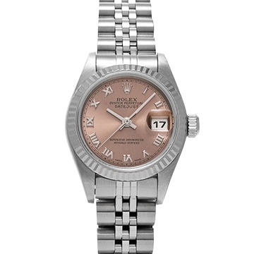 ロレックス デイトジャスト 79174 ピンク レディース 時計 【中古】【wristwatch】