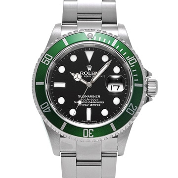 ロレックス サブマリーナ デイト 16610LV ブラック メンズ 時計 【中古】【wristwatch】