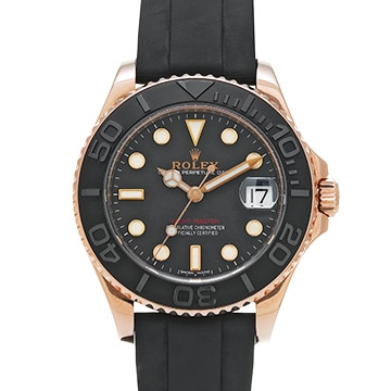 ロレックス ヨットマスター 37 268655 ブラック ユニセックス 時計 【中古】【wristwatch】