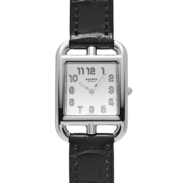 エルメス ケープコッド ドゥブルトゥール CC1.210 ホワイトシェル/ダイヤモンド レディース 時計 【中古】【wristwatch】