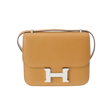 エルメス コンスタンス ミニ18 ミロワール セサミ ヴォーエプソン レディース バッグ 【未使用】【bag】