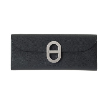 エルメス シェーヌダンクル トゥーゴー ブラック ヴォーエプソン レディース 財布 【未使用】【purse】