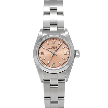ロレックス オイスターパーペチュアル 67180 ピンク レディース 時計 【中古】【wristwatch】
