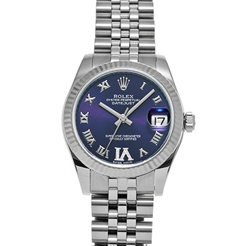 ロレックス デイトジャスト 31 178274 オーベルジーヌ/ダイヤモンド ユニセックス 時計 【中古】【wristwatch】