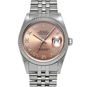 ロレックス デイトジャスト 16234 ピンク メンズ 時計 【中古】【wristwatch】