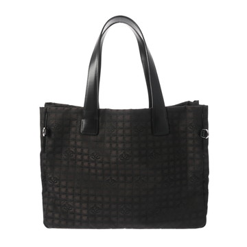 シャネル ニュートラベルライン トート MM ブラウン ナイロン レディース バッグ 【中古】【bag】