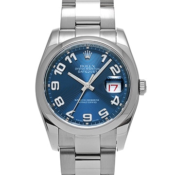 ロレックス デイトジャスト 116200 ブルーコンセントリック メンズ 時計 【中古】【wristwatch】
