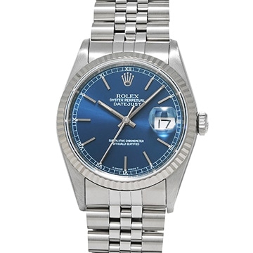 ロレックス デイトジャスト 16234 ブルー メンズ 時計 【中古】【wristwatch】