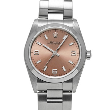 ロレックス オイスターパーペチュアル 77080 ピンク ユニセックス 時計 【中古】【wristwatch】