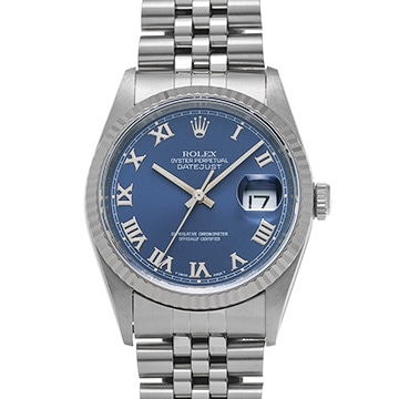 ロレックス デイトジャスト 16234 ブルー メンズ 時計 【中古】【wristwatch】