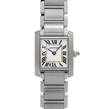カルティエ タンクフランセーズ SM　 W51008Q3 シルバー レディース 時計 【中古】【wristwatch】