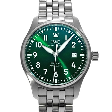 IWC パイロットウォッチ マーク XX IW328206 グリーン メンズ 時計 【中古】【wristwatch】