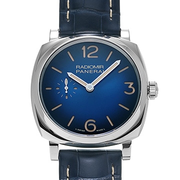パネライ ラジオミール PAM01144 ブルー メンズ 時計 【中古】【wristwatch】